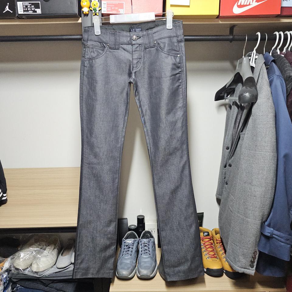 아르마니진 챠콜그레이 미사용 여성데님팬츠 27