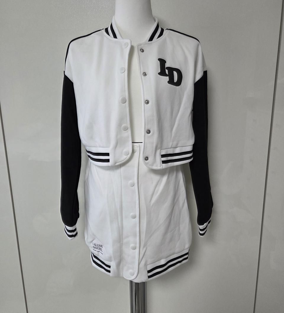 야구점퍼 스커트 셋업 투피스 - 새옷