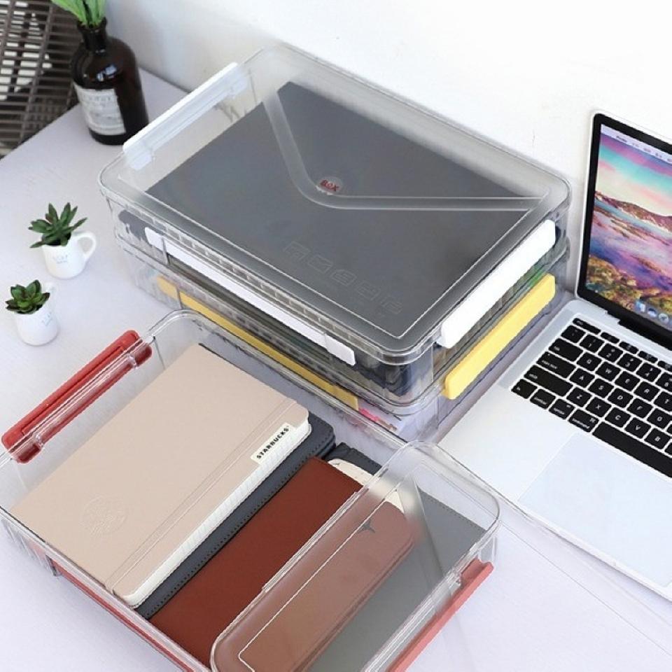 A4 파일 상장 보관 아크릴 서류 정리함/ IUQ002