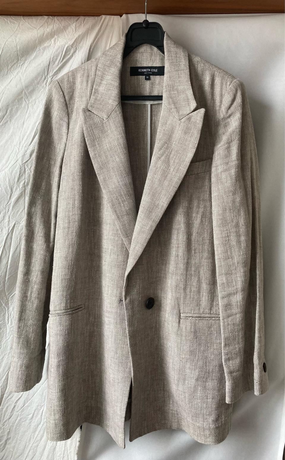 케네스콜 린넨 자켓 55