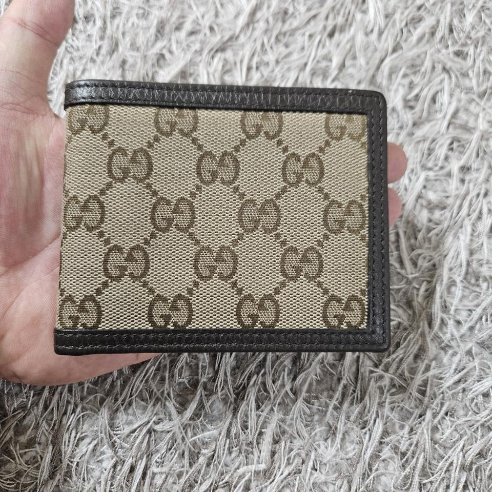 구찌 GG로고 캔버스 남성 반지갑