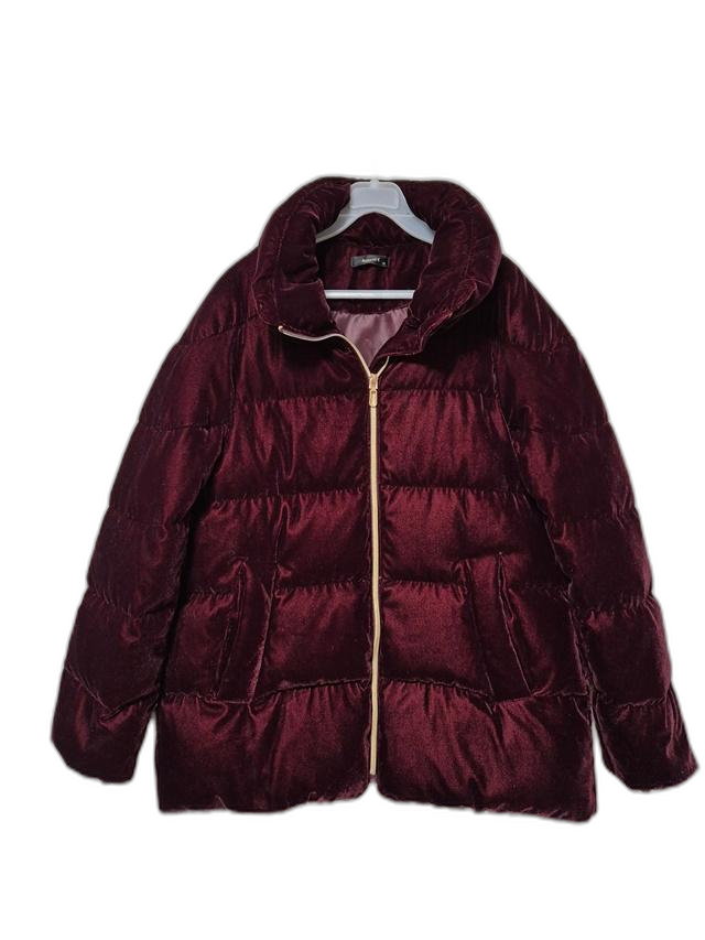 아니비어프 거위털 정품 버건디 여자 겨울 여성 눕시구스다운패딩점퍼85