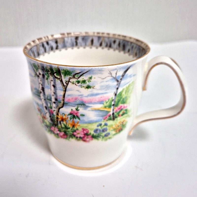 로얄알버트 실버 버치 커피잔