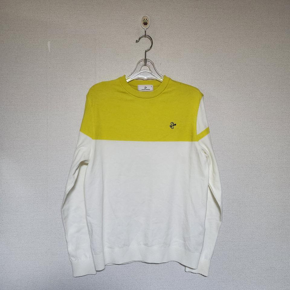 루이까스텔 배색 골프 니트 남95