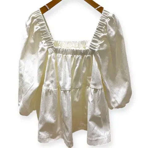 HM 데님블라우스