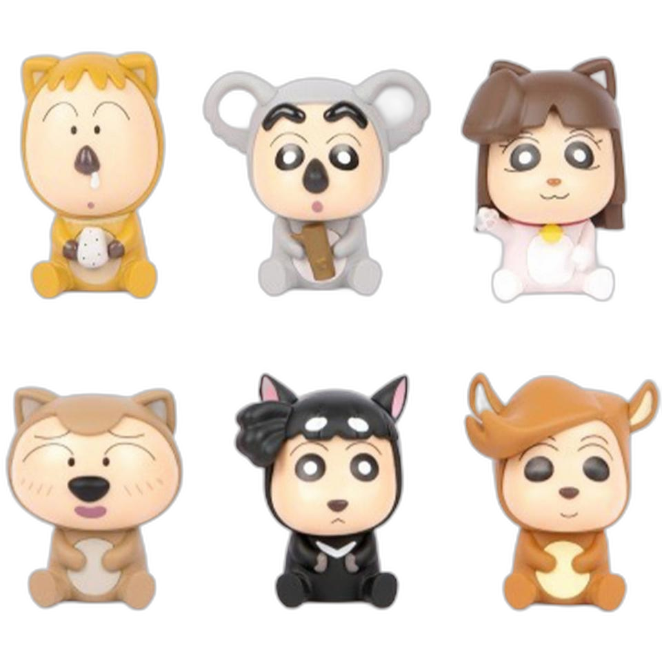 짱구는못말려 짱구 동물피규어 3탄 6종세트 장난감 굿즈