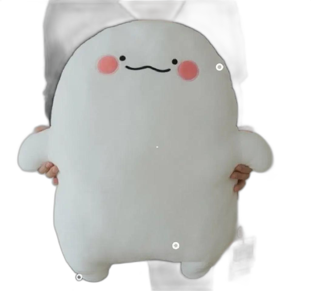 익명이인형 익명이 납짝 모찌 이모티콘 쿠션 인형 55cm