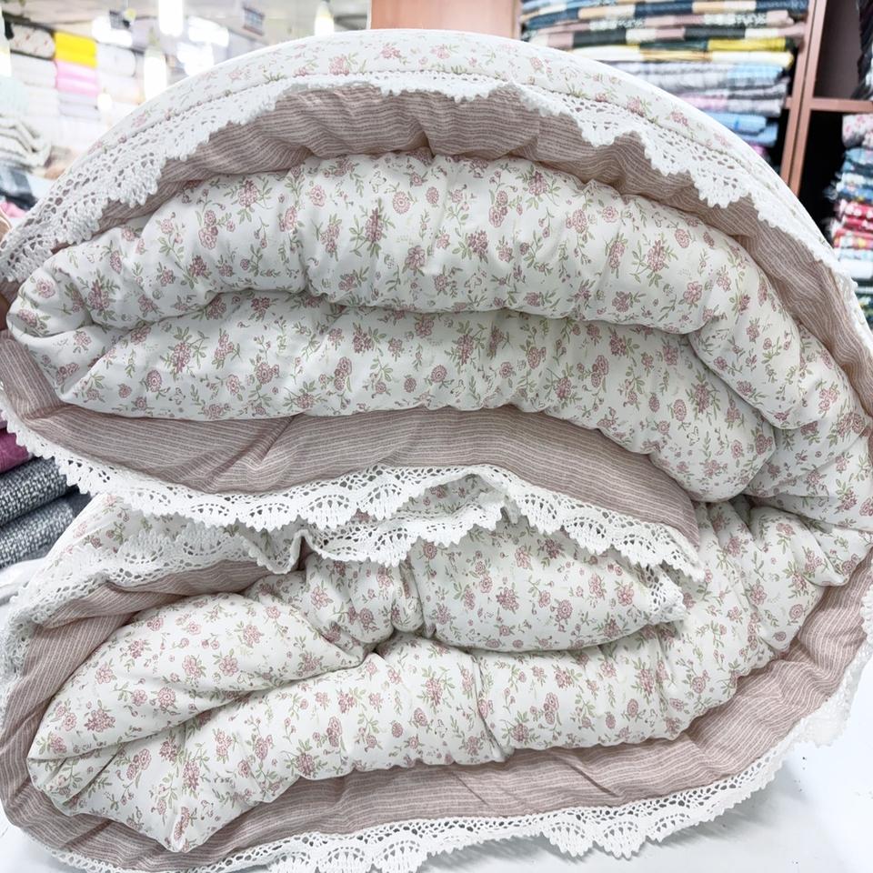 <2컬러 분홍,블루> 슈퍼싱글, 킹 국내산 코코 모달 차렵 이불 세트