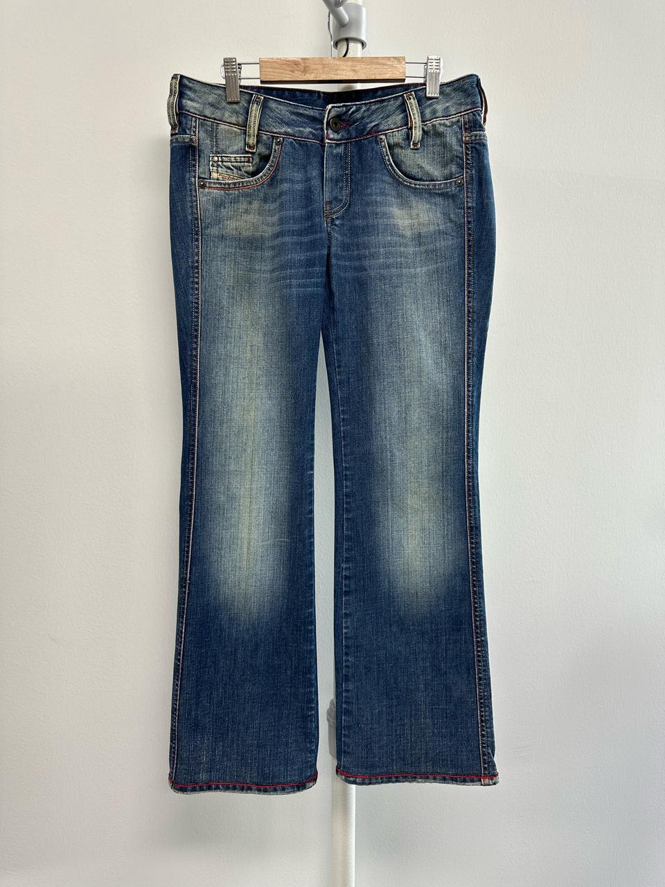 디젤 레드스티치 이태리 부츠컷 청바지