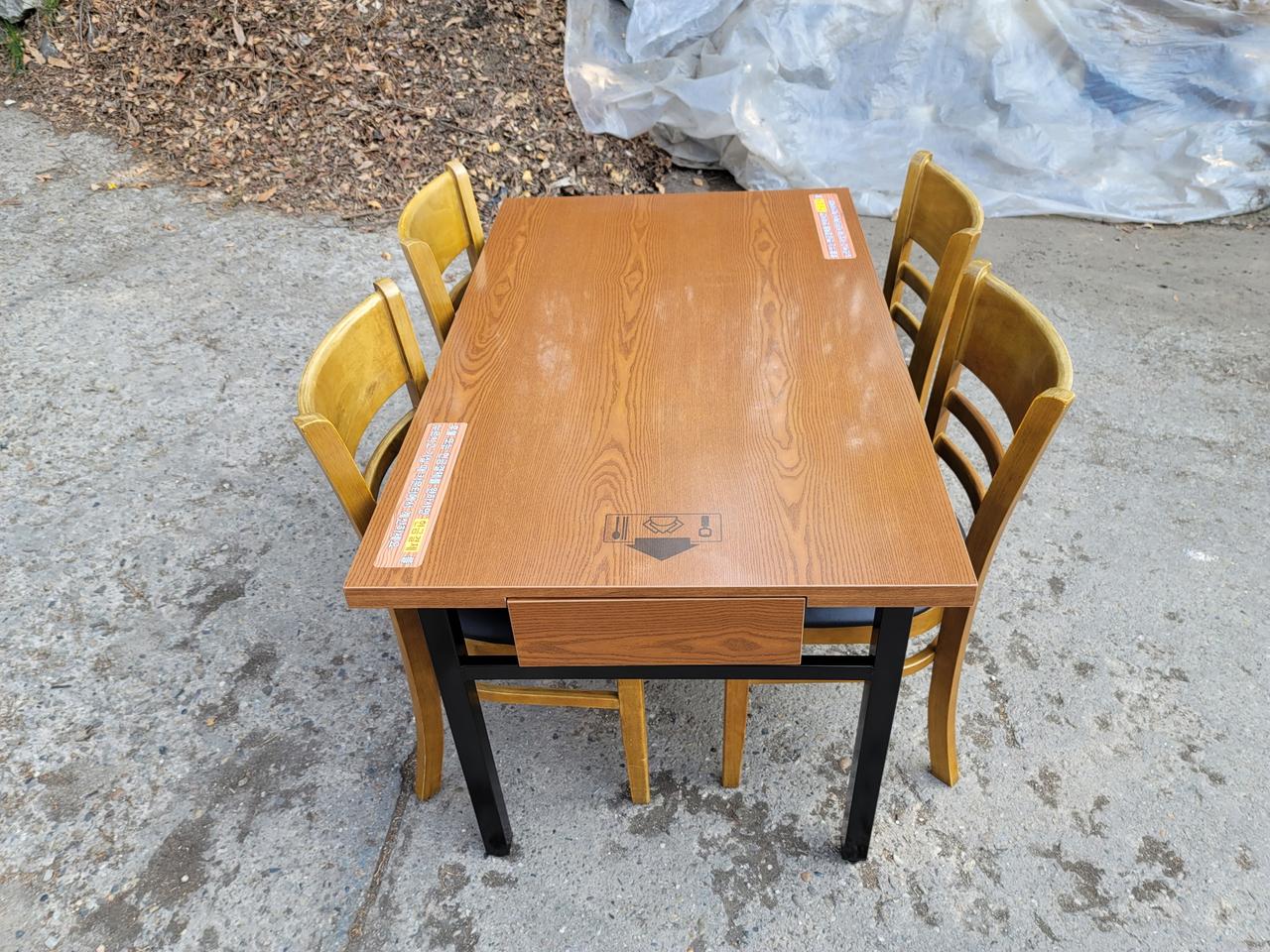 업소용 서랍 수저통 테이블 식당 음식점 3인 4인용