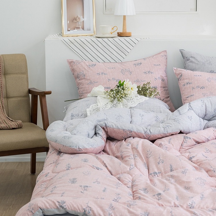 [무료배송] 국산 먼지없는 양면 리버서블 간절기 사계절 차렵이불 /패드