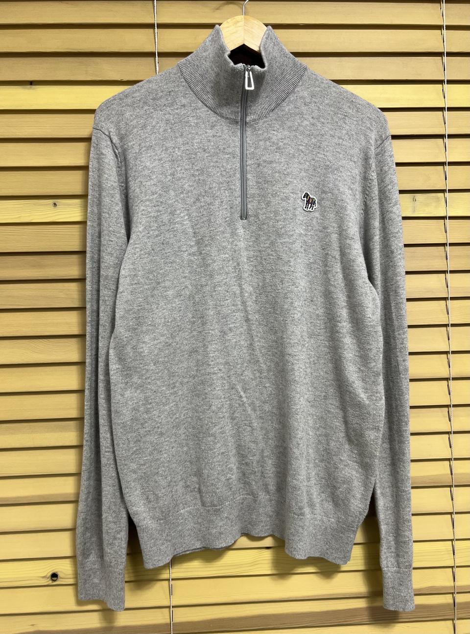 폴스미스 남성 반집업 코튼니트