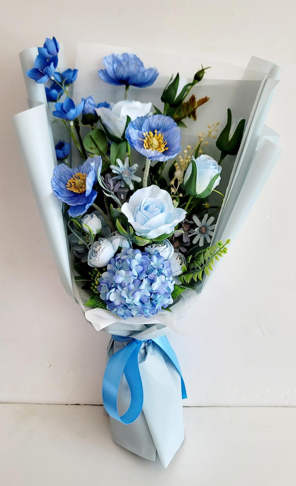 (새상품)고급 조화꽃다발/인테리어소품