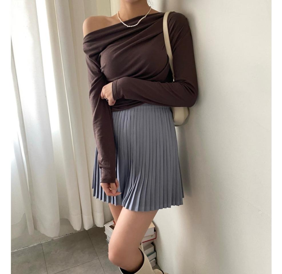 플리츠 테니스 스커트 - 새옷