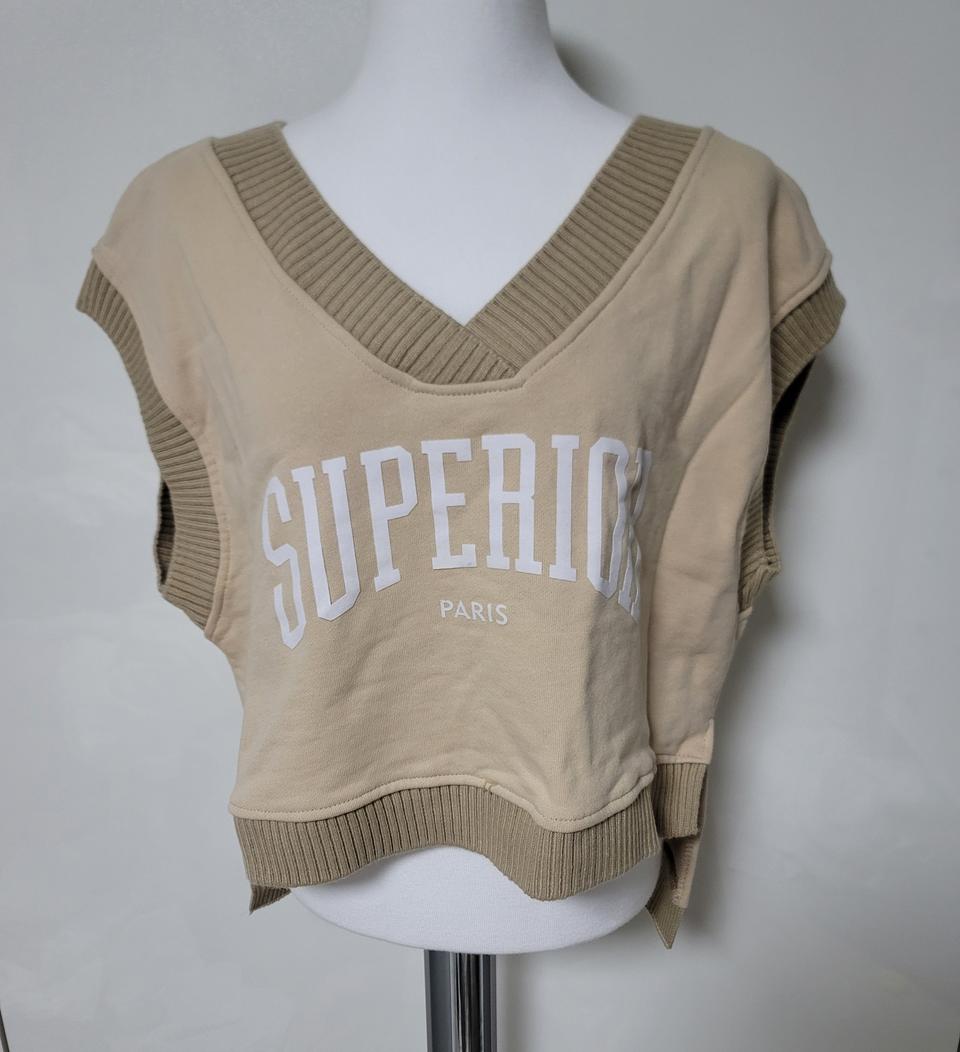 면 조끼 베스트 - 새옷