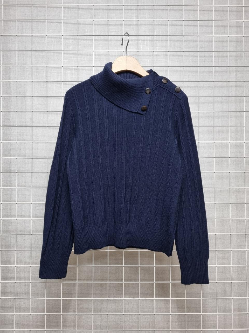 시스템 니트 (네이비)