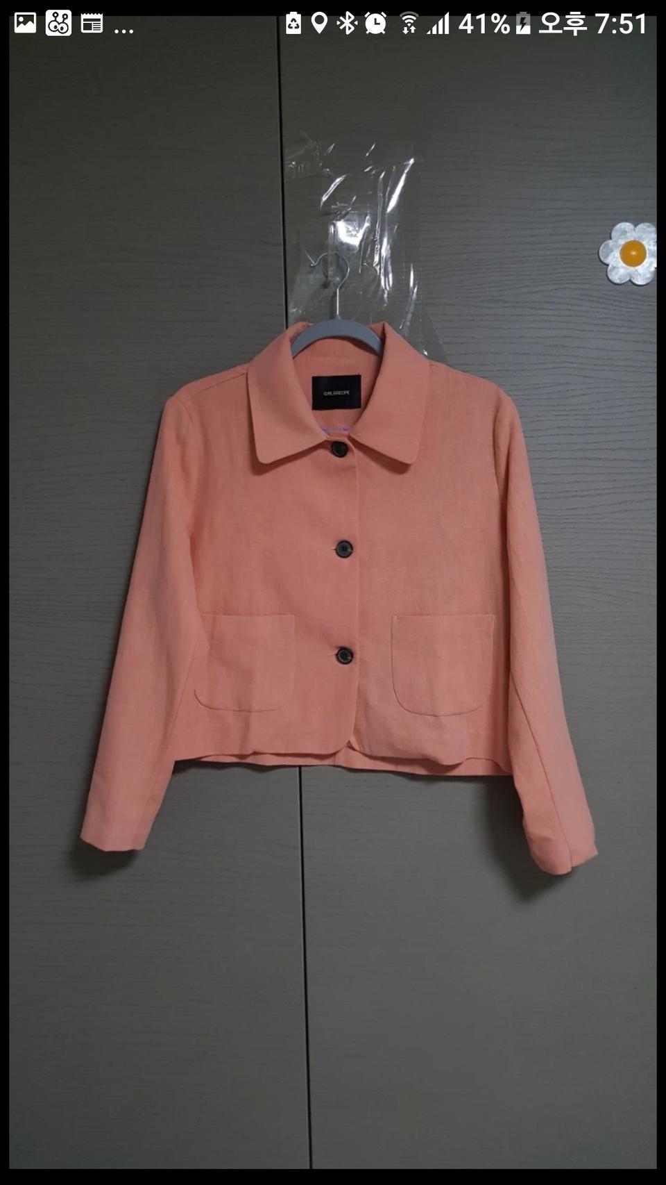 (새상품)세미크롭쟈켓