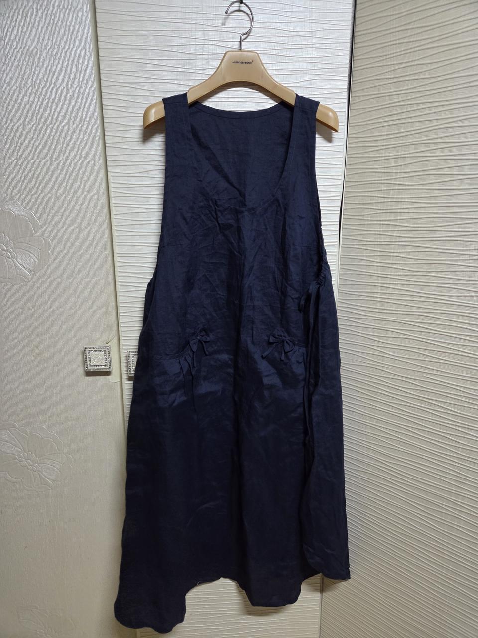 린넨 롱 원피스