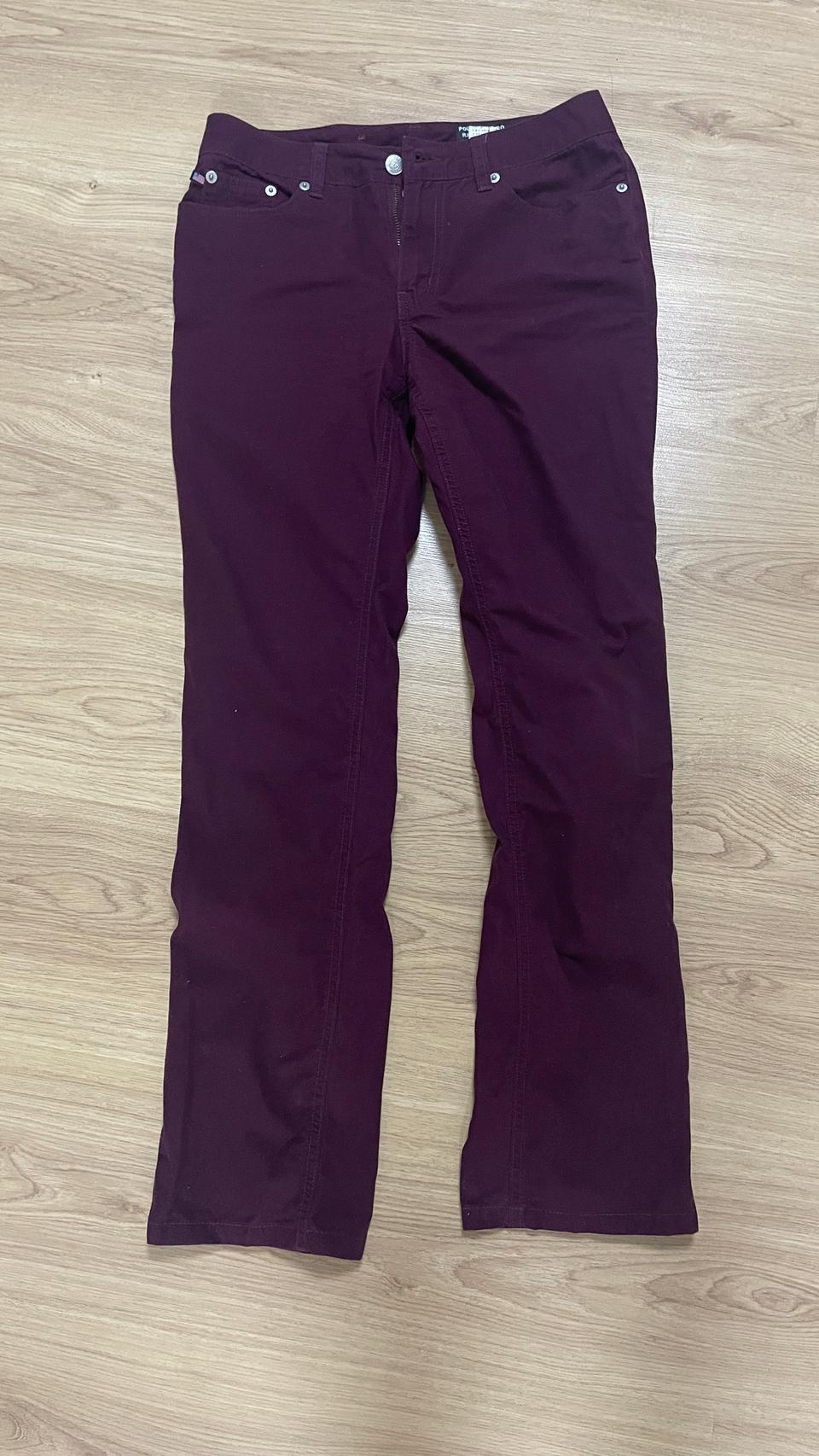 (26) 랄프로렌 와인색 일자진