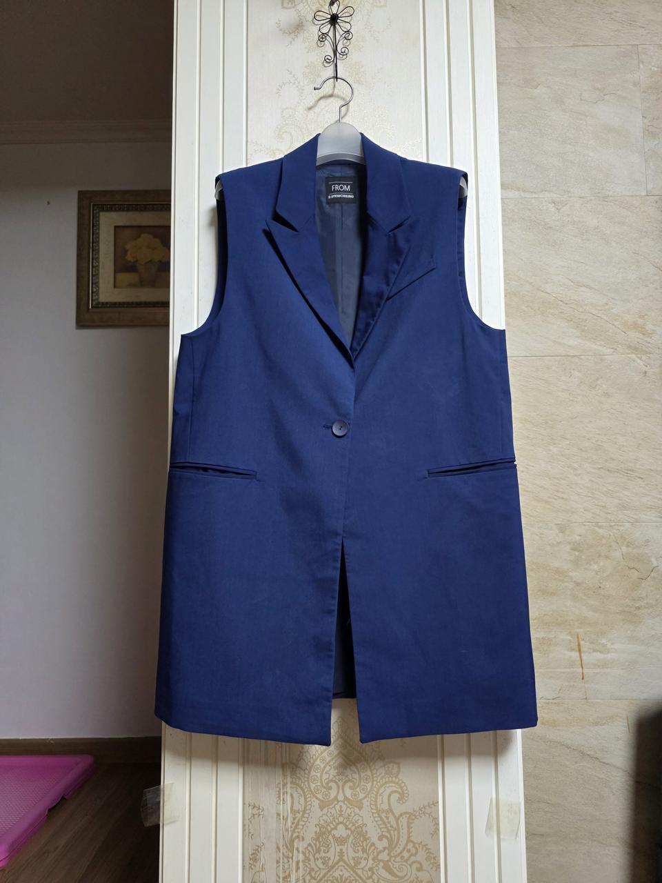 0407)FROM 색상 이쁜 롱조끼