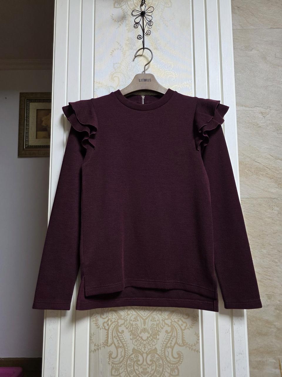 0407)러플 스판 티셔츠(새제품)