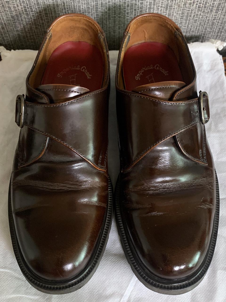 금강제화 리갈 Regal 남성 싱글 몽크 더비 정장 스트랩 가죽 구두