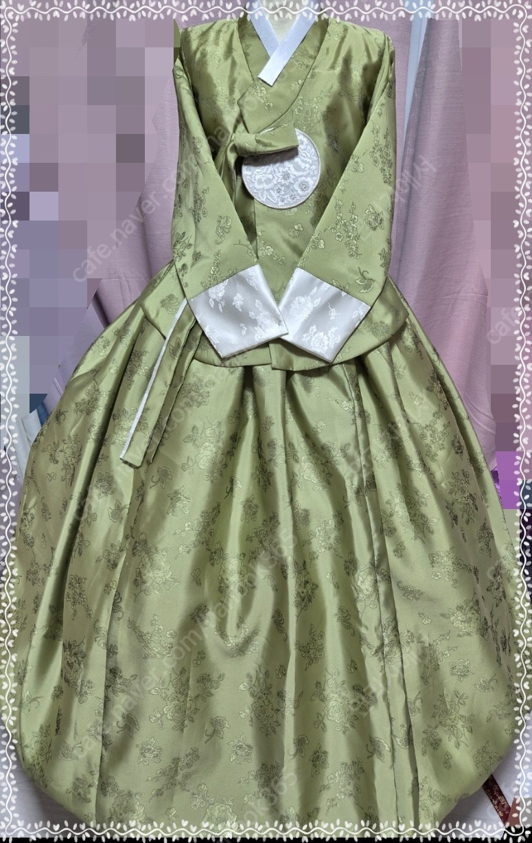 녹차색상 당의세트77사이즈