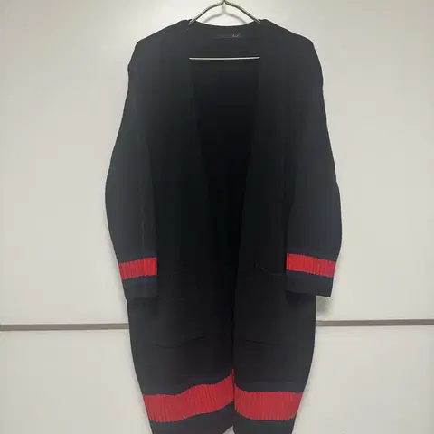 지컷 오픈 롱 가디건