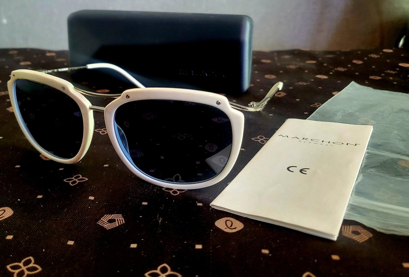 [미사용 새상품] Jil Sander-질샌더 화이트 선글라스