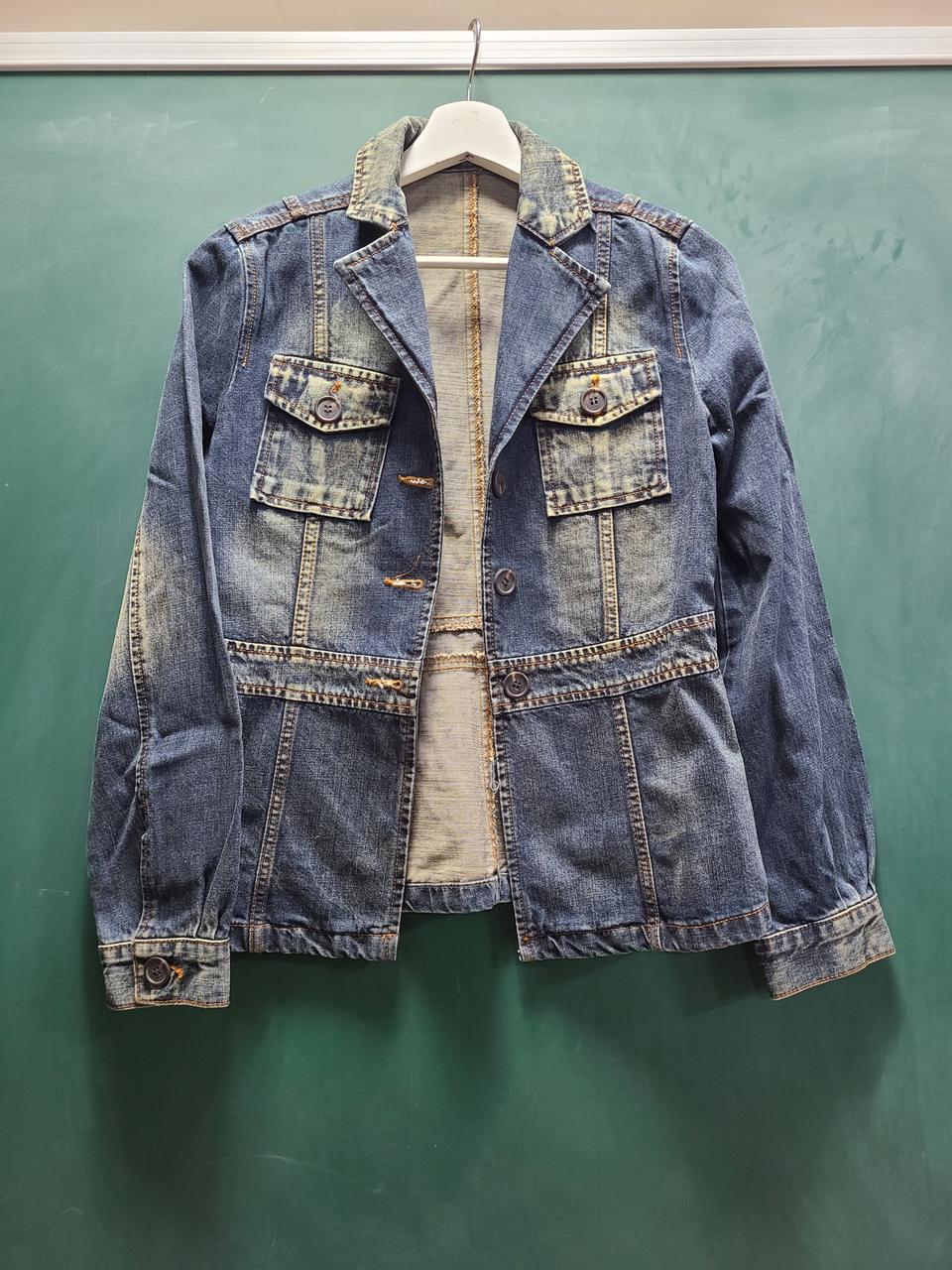 여성 물빠짐 청자켓 자켓