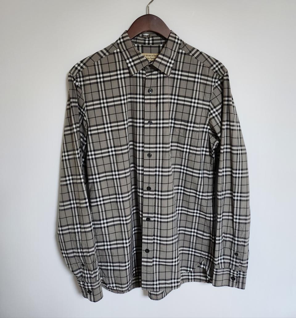 M 버버리 런던 빈티지 체크 코튼 남성 셔츠 8004207