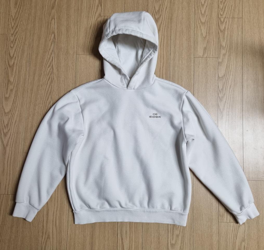 EIDER 아이더 우먼 베이직 크림 후드티셔츠 90