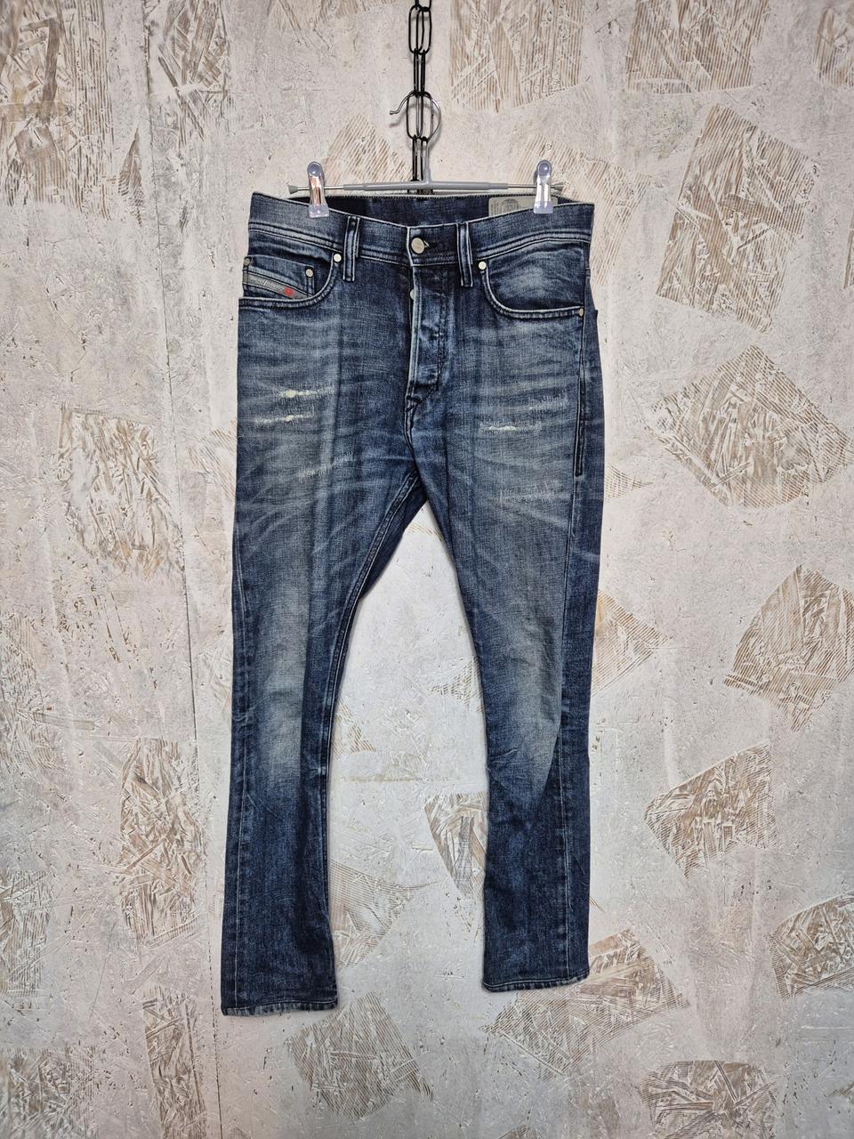 디젤 테퍼 슬림캐롯 청바지