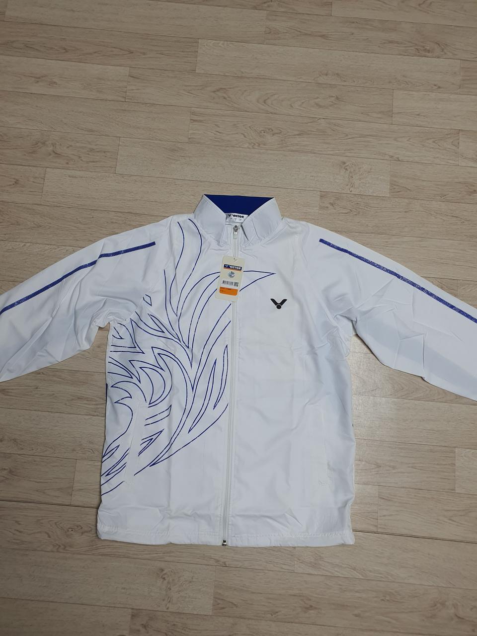 100 비트로 정품 바람막이 자켓 부드러운 소재 배드민턴 새상품