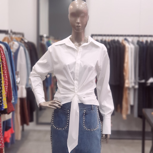 제시뉴욕 주름 블라우스 44사이즈