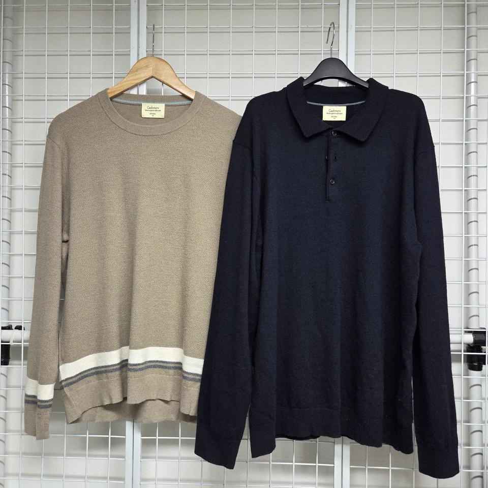 지오지아 남성 캐시미어 니트(엑라)