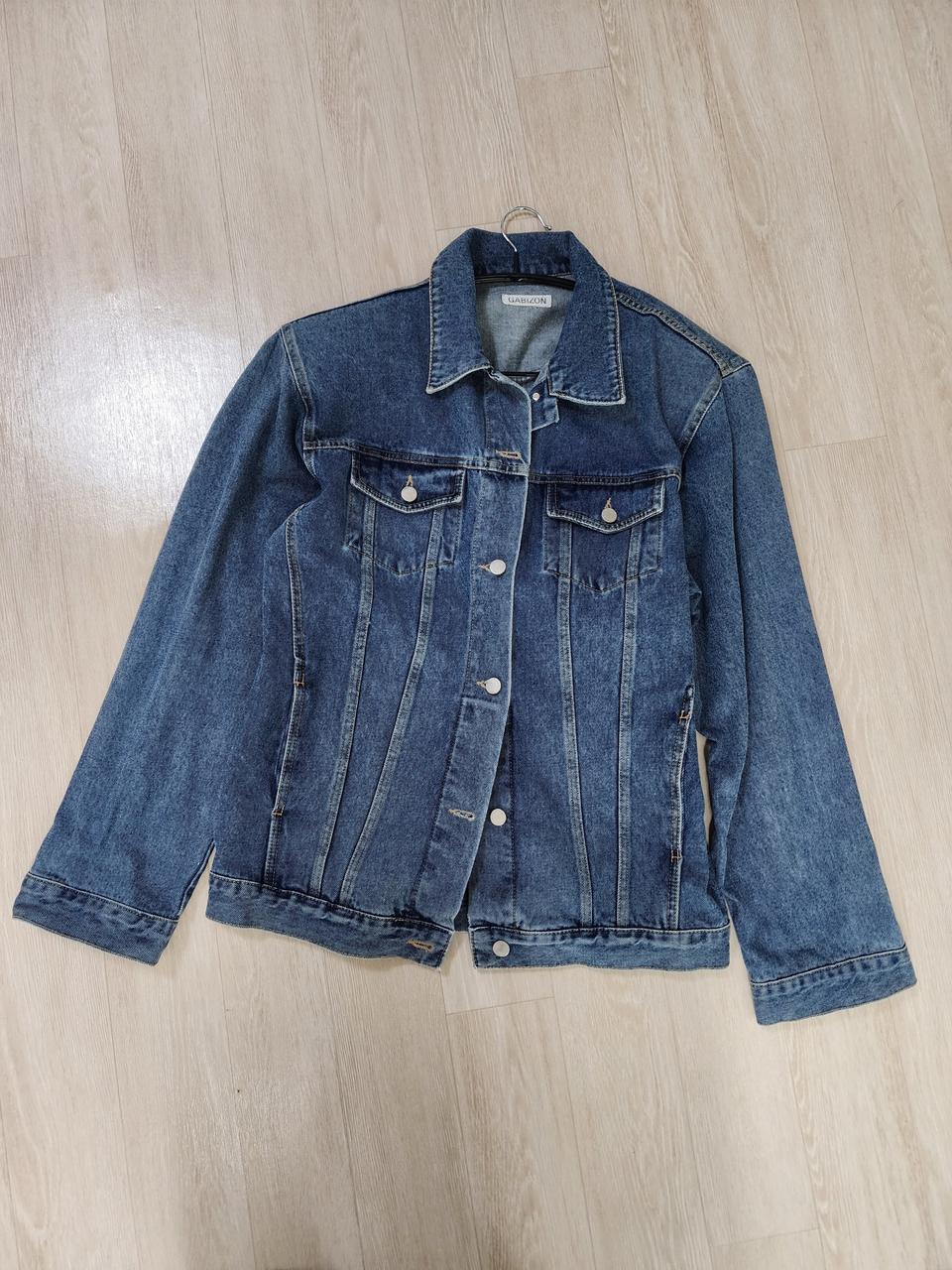 새상품)가비존 남녀공용 어깨패드 빅사이즈 오버핏 청자켓