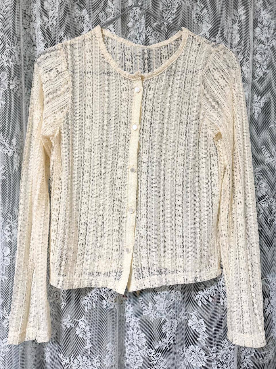 (새상품) 여성 레이스 가디건