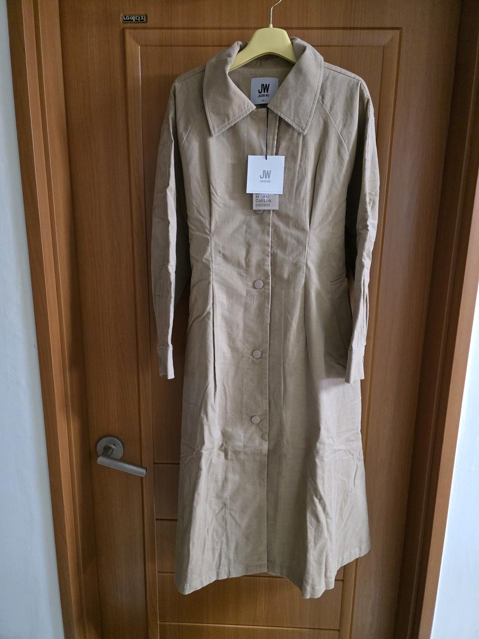 (새상품) JW 얇은 골덴 롱코트겸 롱원피스