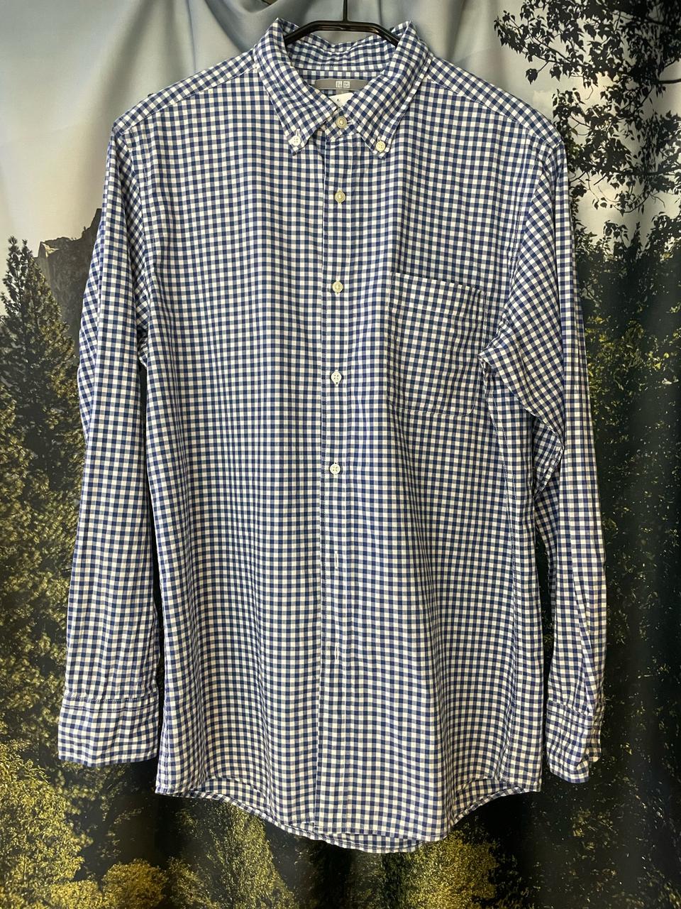 유니클로 체크셔츠
