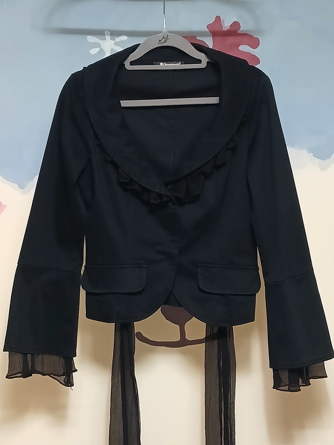 (S) 리나시멘토 프릴 자켓 블레이저 셋업