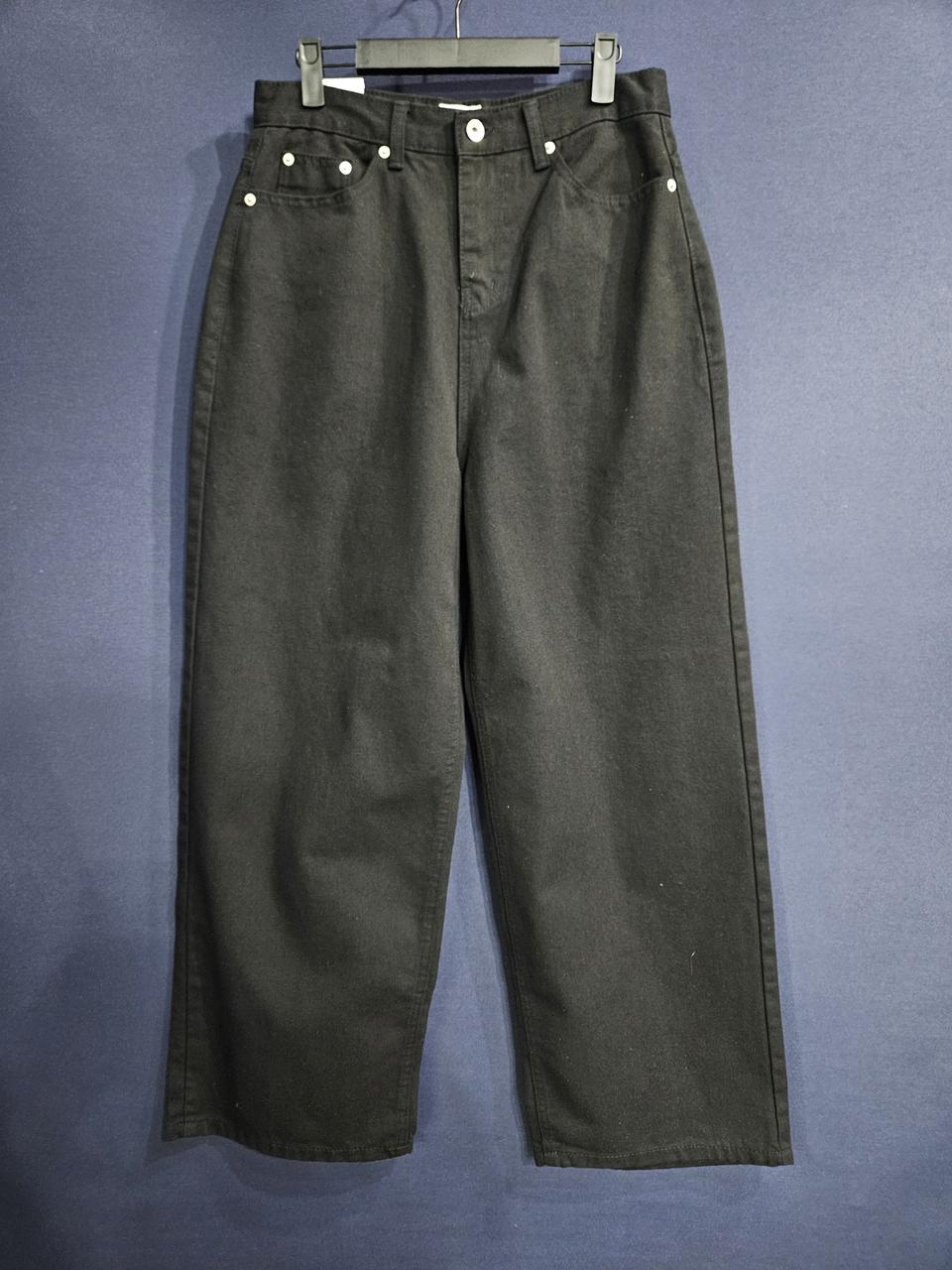 프롬나드 블랙컬러 남성 허리 28 데님팬츠