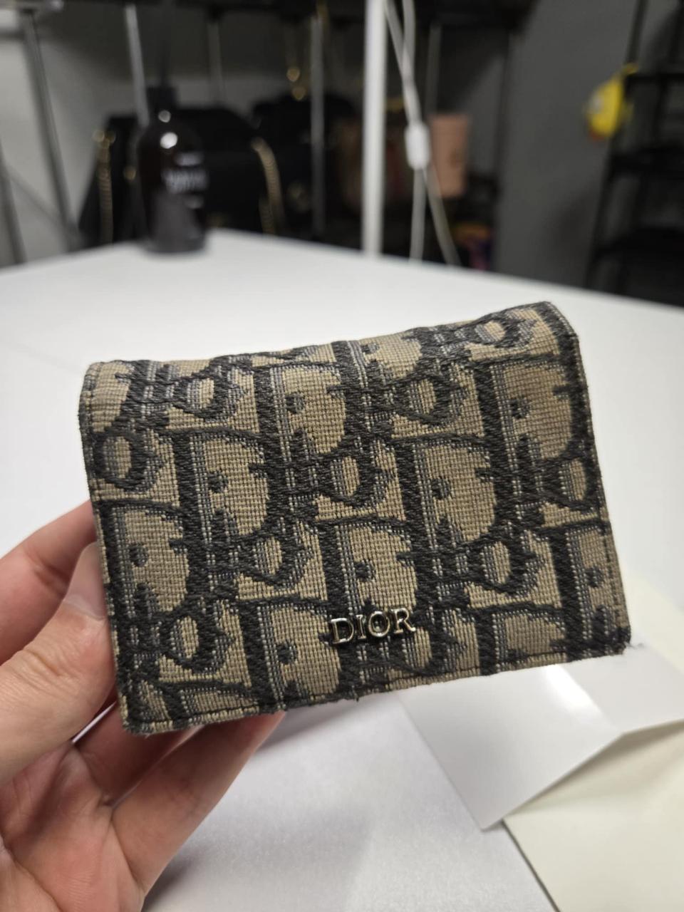 [정품]디올 오블리크 비지니스 반지갑