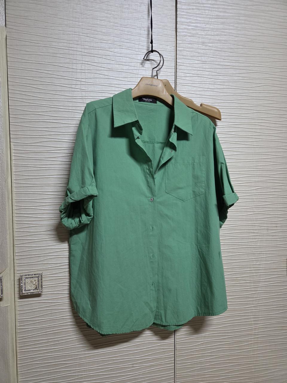 새상품.헤이린 민트 셔츠