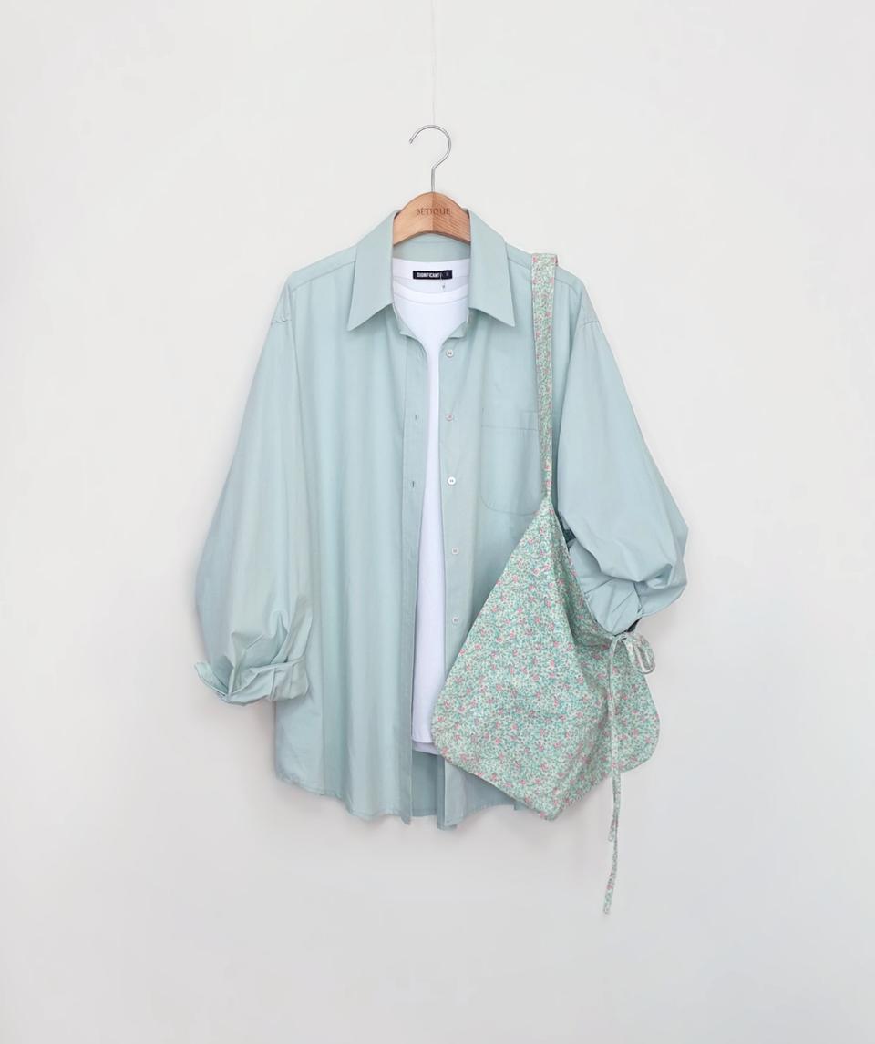 고퀄 moodlab 민트 셔츠