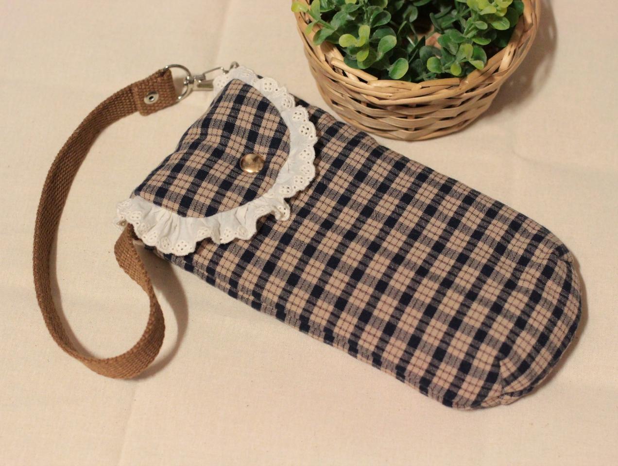 핸드메이드 폭신한 폰 파우치