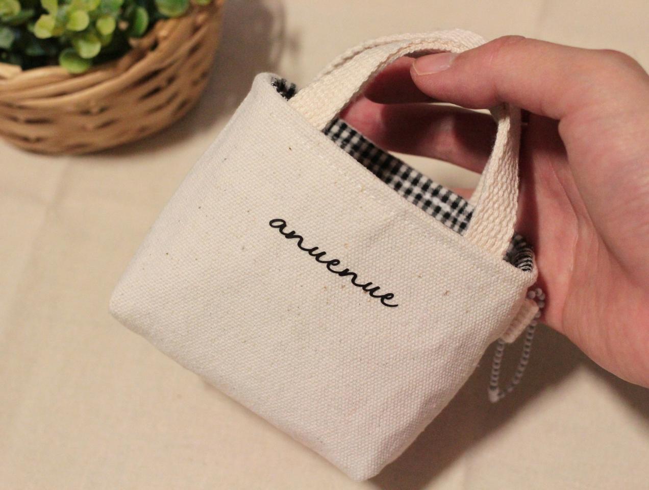 핸드메이드 미니어처 토트 파우치