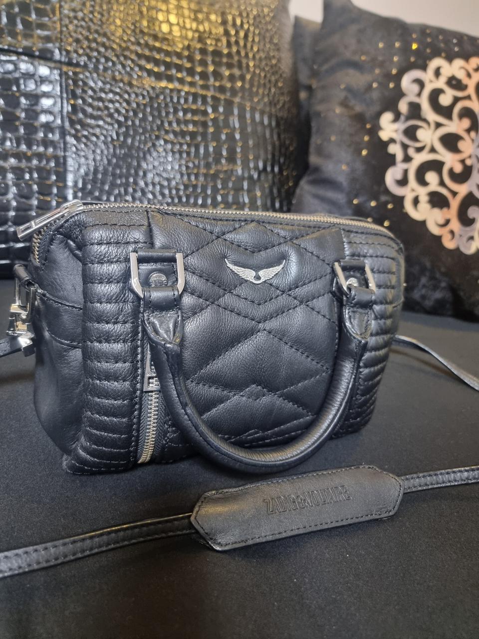 정품)쟈딕앤볼테르  여성 블랙 토드백 크로스백 소가죽 가방