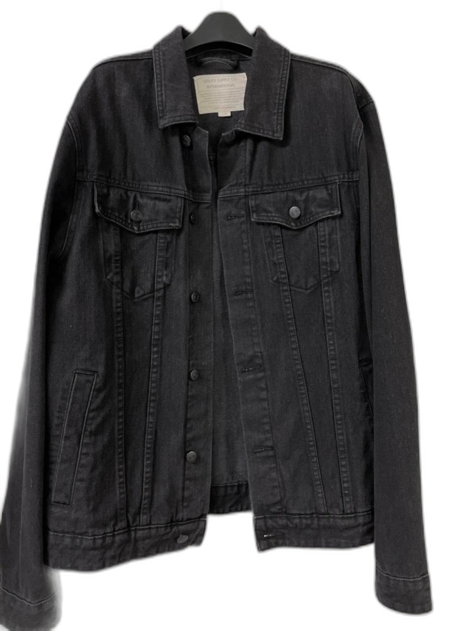 (100) 남성 흑청 데님 자켓 청자켓 두번 착용