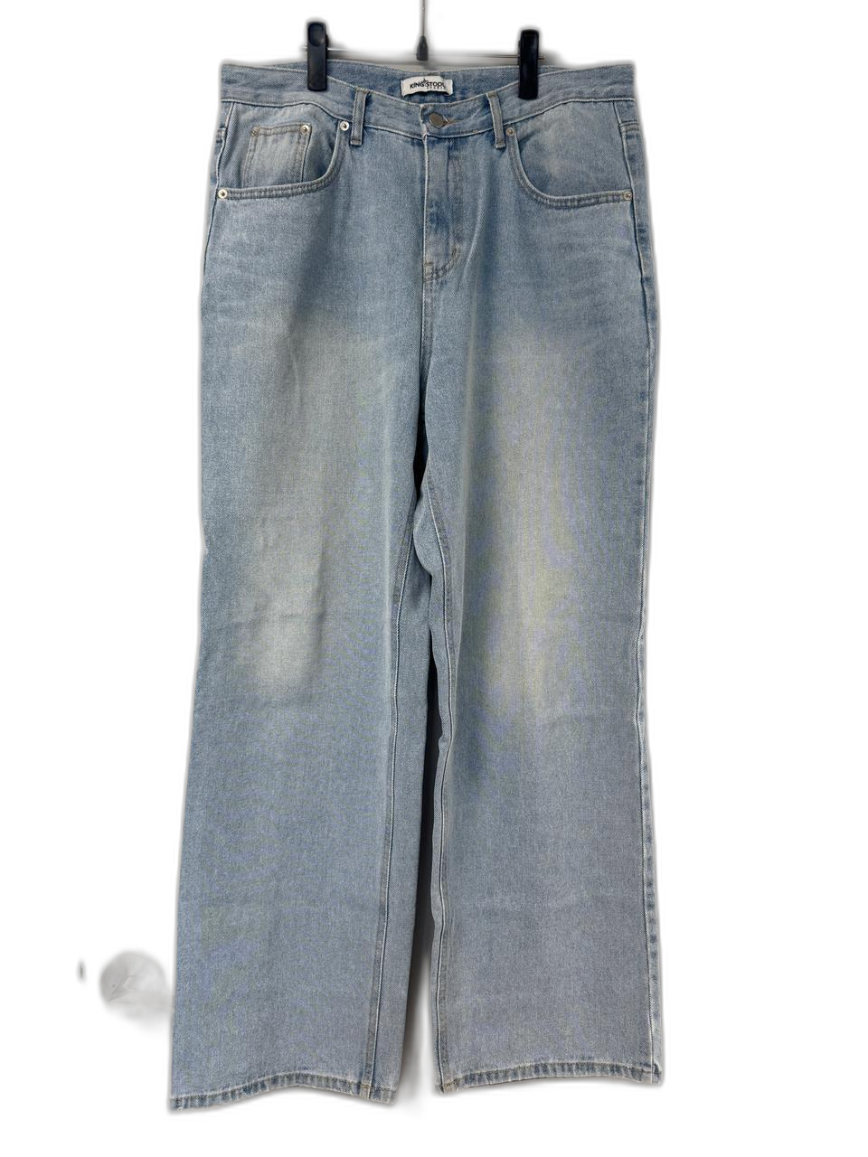(34) 연청 와이드 남성 데님 팬츠 청바지